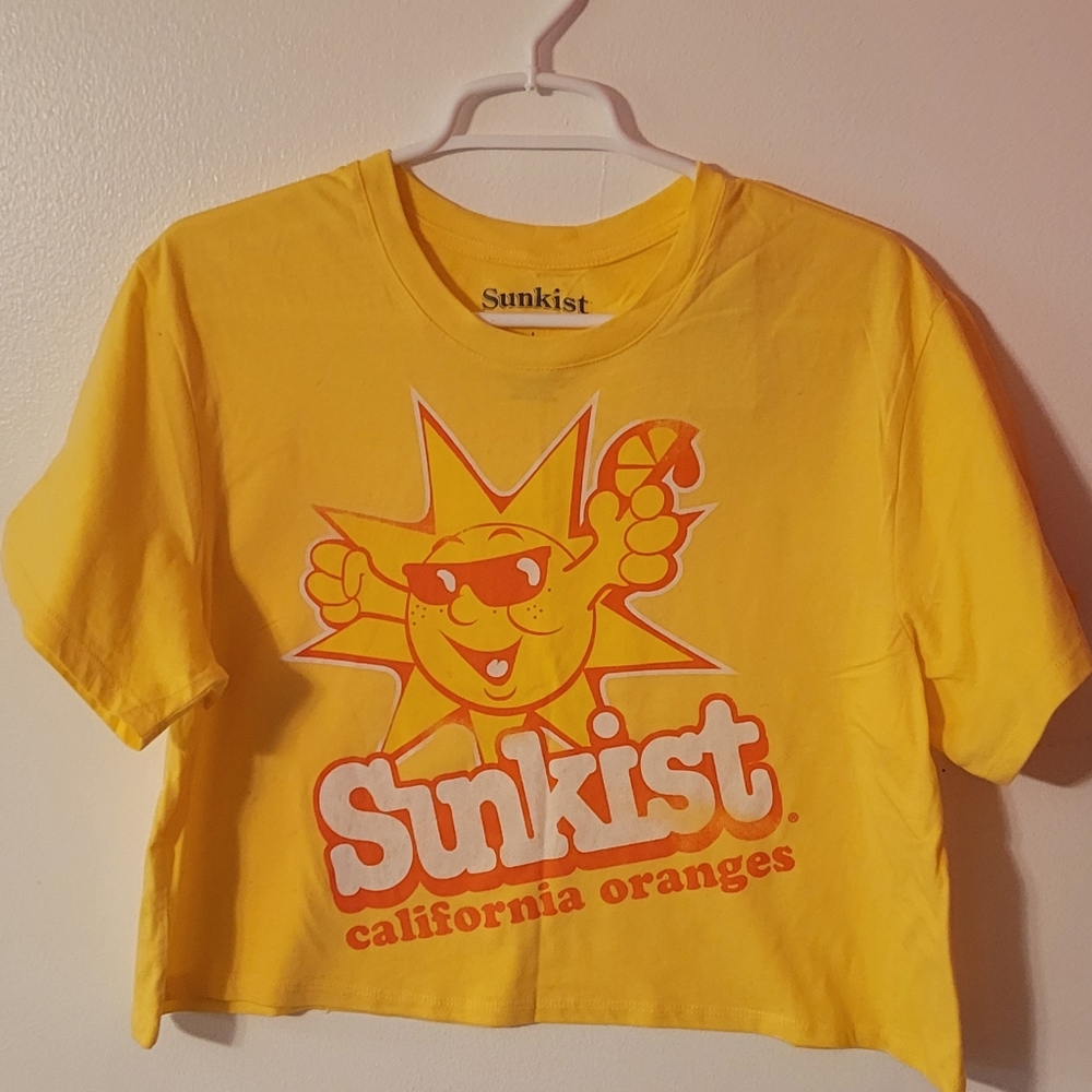 Sunkist crop T shirt